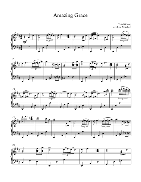 Amazing Grace (arr. Lee Mitchell)