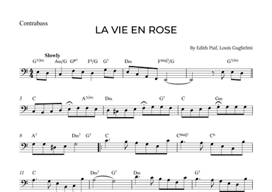 La Vie En Rose (arr. Alex Nunes Rodrigues)