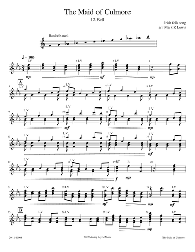 The Maid of Culmore - 12-Bell Ensemble (arr. Mark R Lewis)