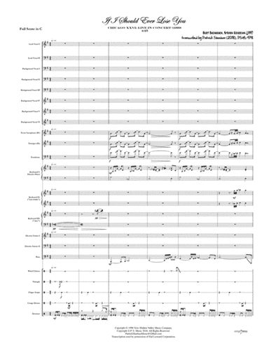 If I Should Lose You (arr. Patrick Sheehan)