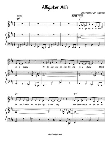 Alligator Allie - Full Score