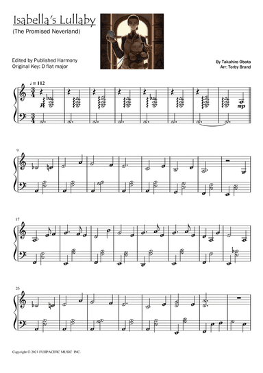 Promised Neverland Main Theme 1 (arr. Torby Brand)