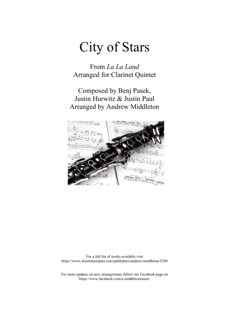 City Of Stars (arr. Andrew Middleton)