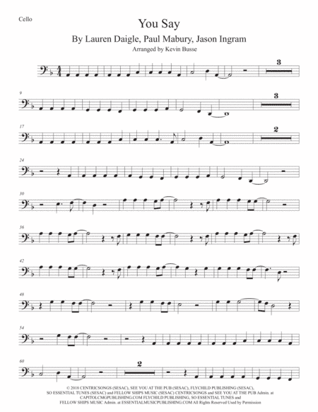You Say (arr. Kevin Busse)