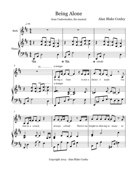 Being Alone - Understudies, the musical