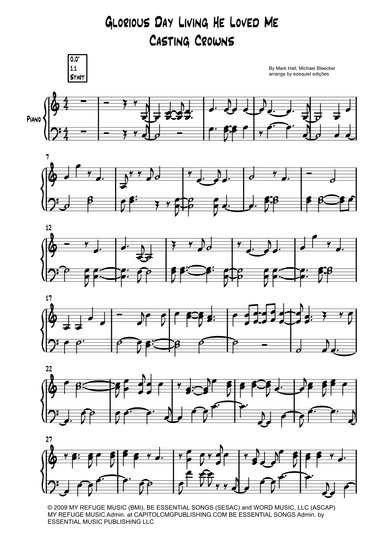 Glorious Day (living He Loved Me) (arr. by Ezequiel zeferino edição)