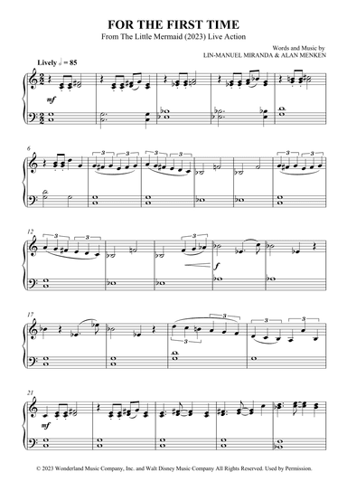 For The First Time (arr. SCMusic)