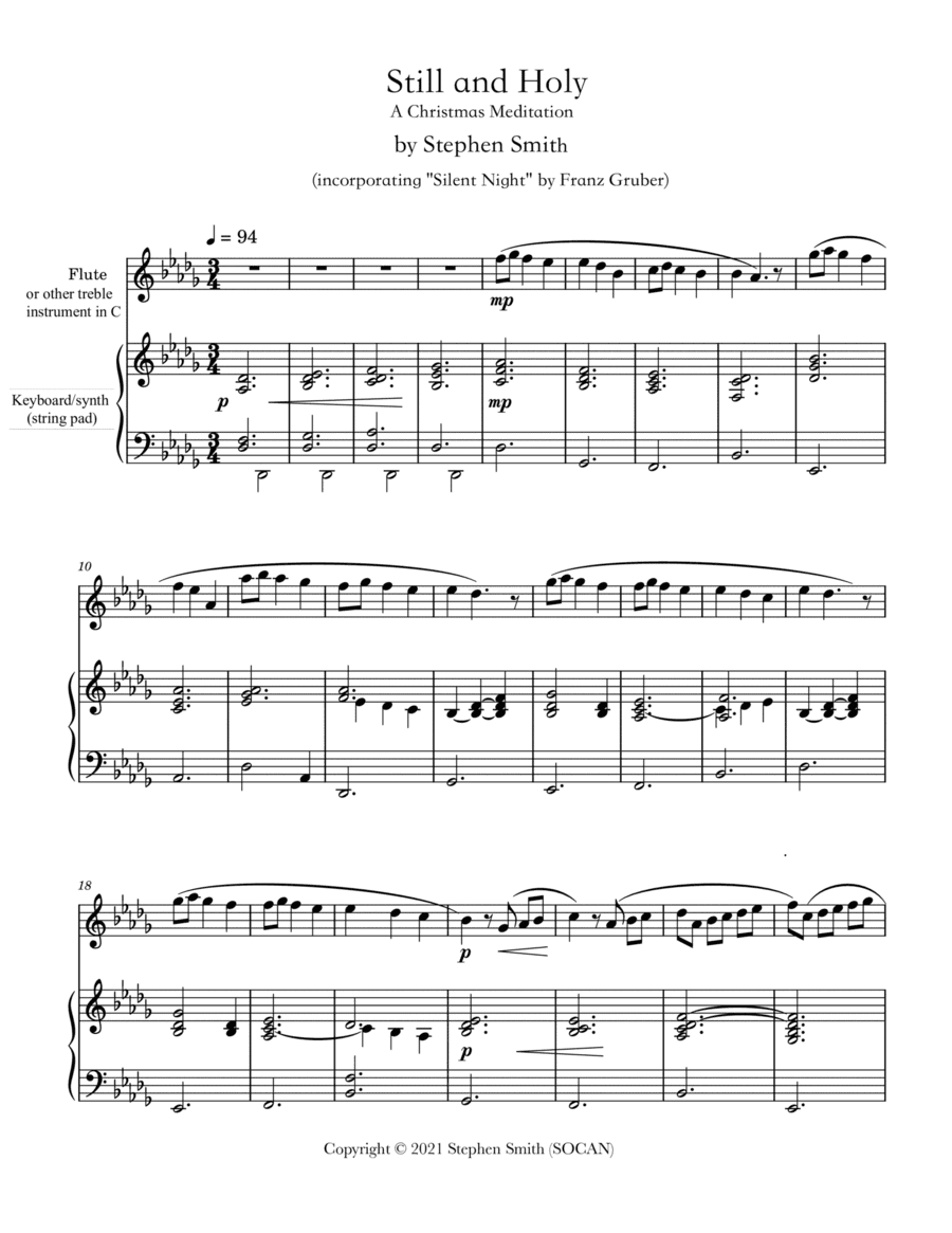 Still and Holy: a Christmas meditation