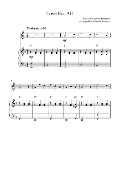 Love For All (arr. Kaiserin Rebecca)
