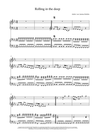 Rolling In The Deep (arr. Janina Schülin)