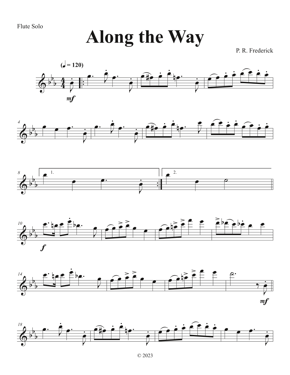 Along the Way (Flute Solo)