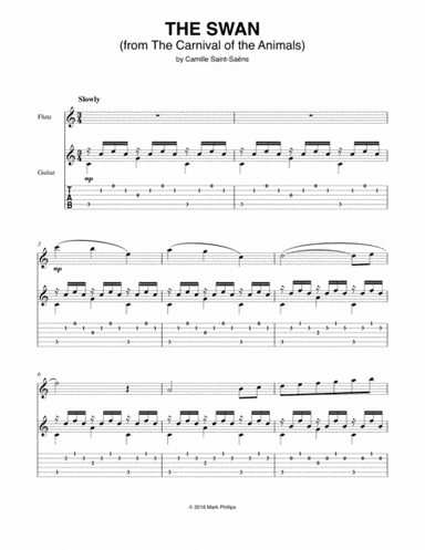 The Swan (Le Cygne) (arr. Mark Phillips)