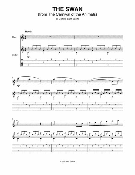 The Swan (Le Cygne) (arr. Mark Phillips)