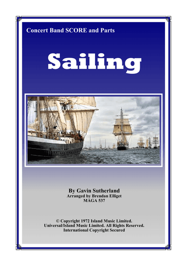 Sailing (arr. Brendan James Elliget MAGA 537)