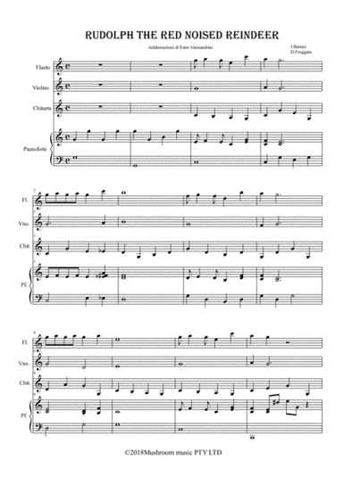 Rudolph The Red-nosed Reindeer (arr. Ester Alessandrini)