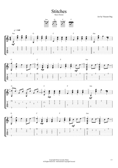 Stitches (arr. Vincent Ong)