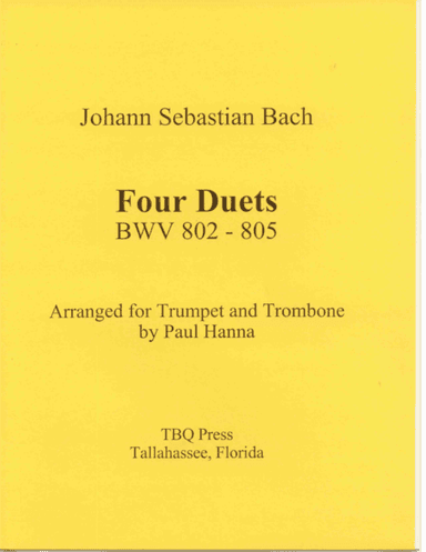 Four Duets, BWV 802-805 (arr. Paul Hanna)