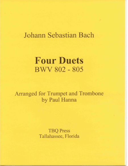 Four Duets, BWV 802-805 (arr. Paul Hanna)
