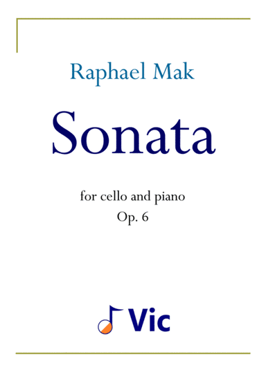 Cello Sonata, op. 6