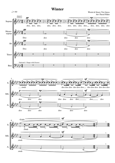 Winter (arr. Pascal Hahn)