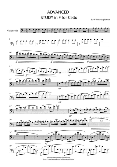 Cello -  Advanced Study in F