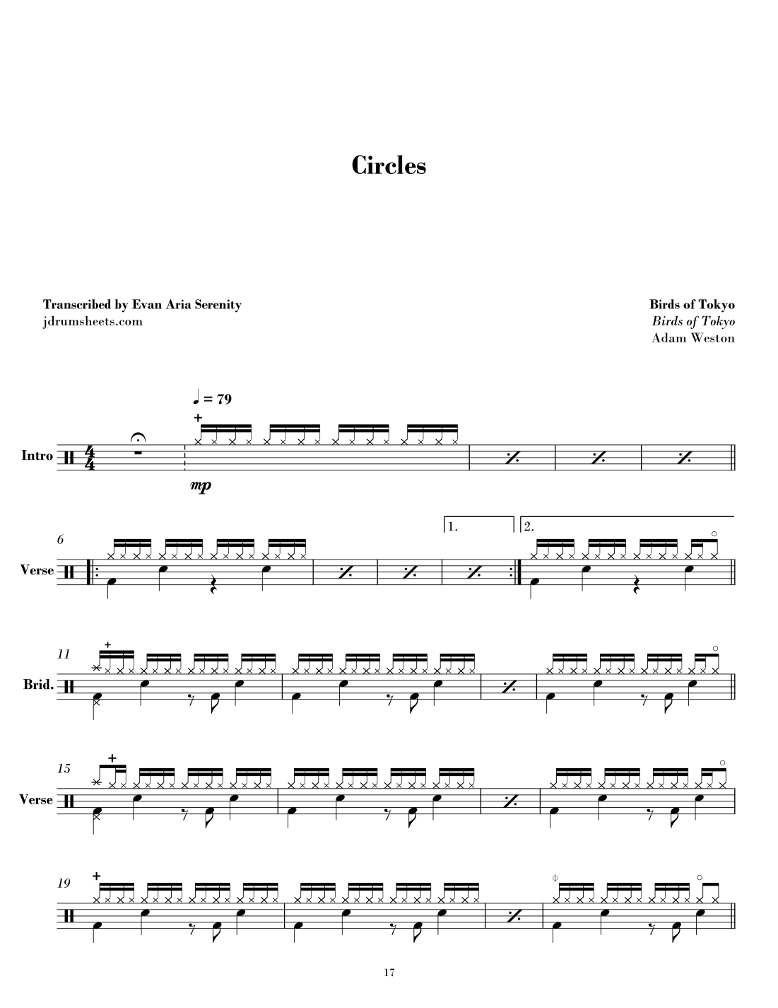 Circles (arr. Evan Aria Serenity)