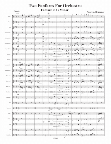 Two Fanfares for Orchestra