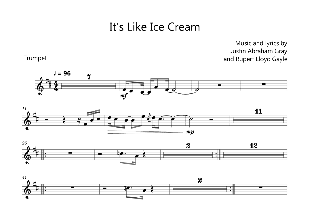 It's Like Ice Cream (arr. David Lartey)