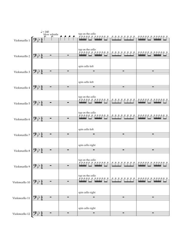 University of Maryland Fight Song arranged for 12 Cellos (arr. Sean Kim)