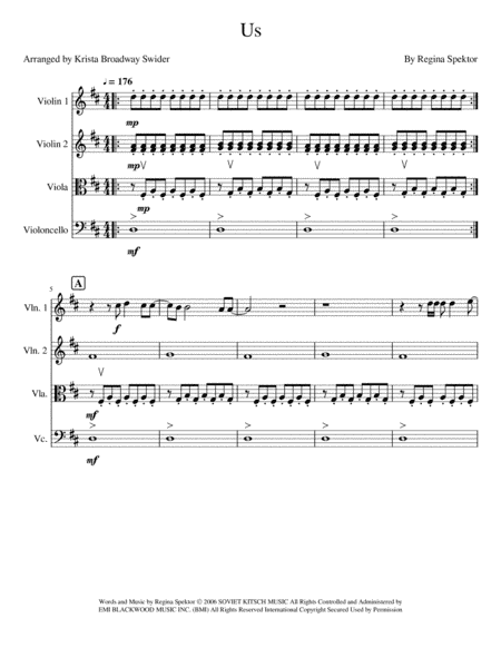 Us (arr. Krista Broadway Swider)