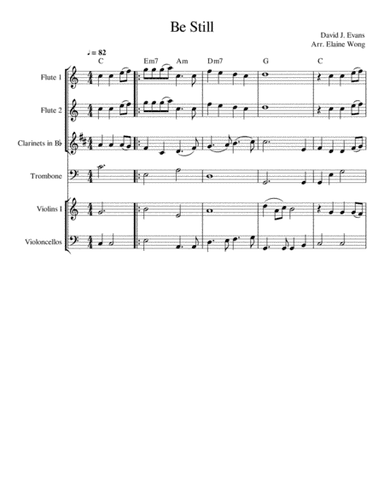 Be Still For The Presence (arr. Elaine Wong)