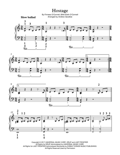 Hostage (arr. Andrew Goodloe)