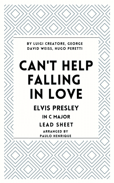 Can't Help Falling In Love (arr. Paulo Henrique)