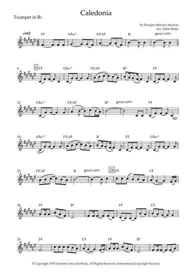 Caledonia (arr. Fabio Britto)