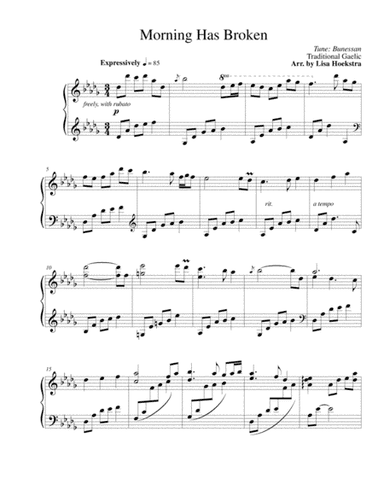 Morning Has Broken (arr. Lisa Hoekstra)