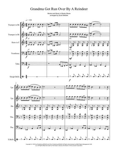 Grandma Got Run Over By A Reindeer (arr. Scott Meister)
