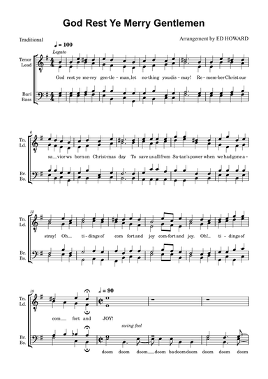 God Rest Ye Merry Gentlemen (arr. Ed Howard)