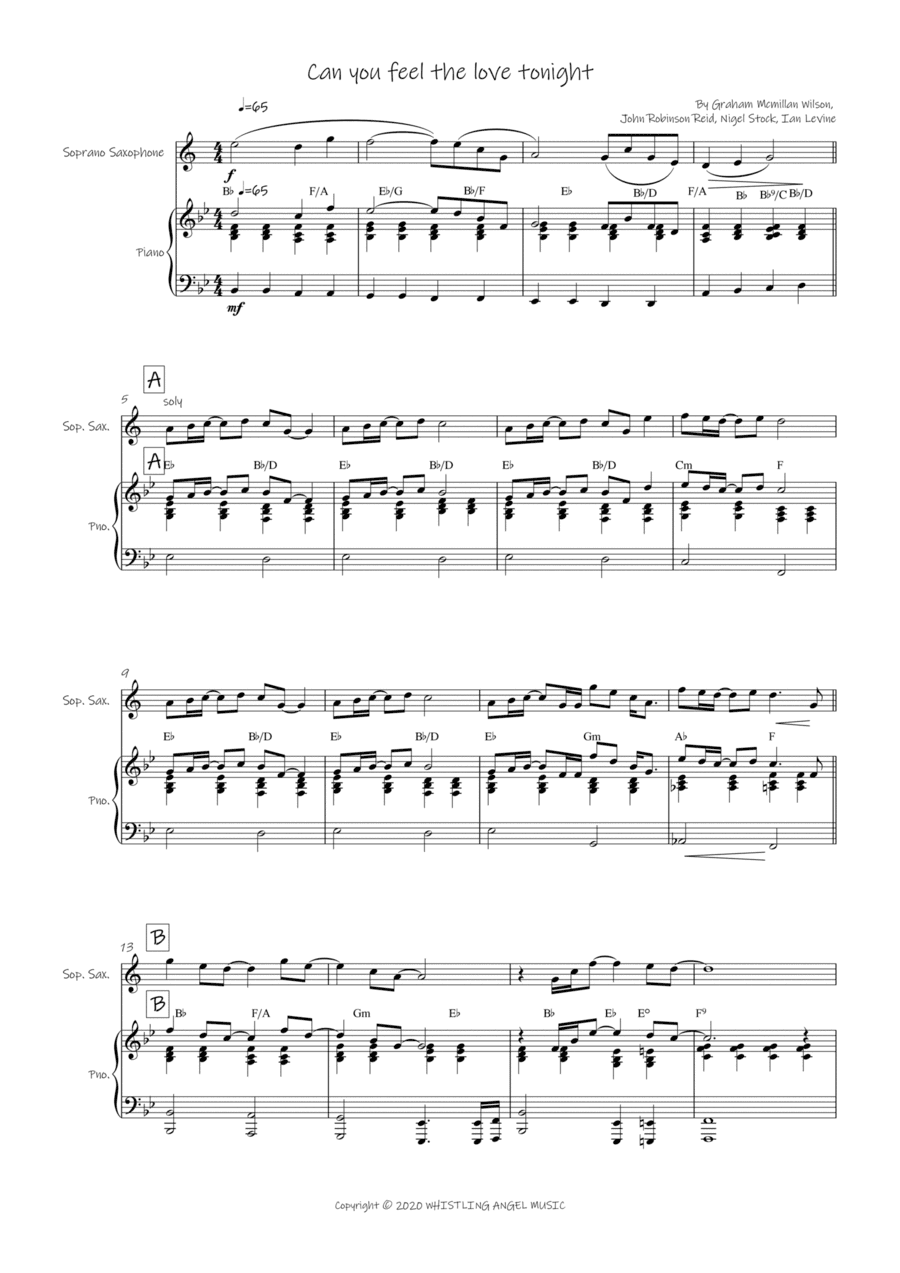 Can You Feel The Love Tonight (arr. Vinicius Louzada)