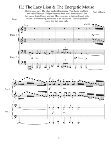 Wild Animals of the World- II.)The Lazy Lion & The Energetic Mouse