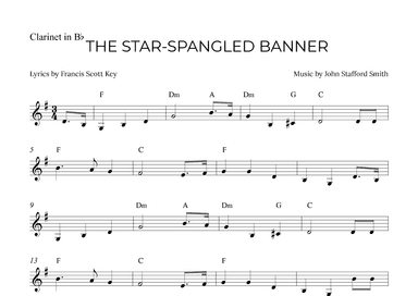 THE STAR-SPANGLED BANNER (arr. Alex Nunes Rodrigues)