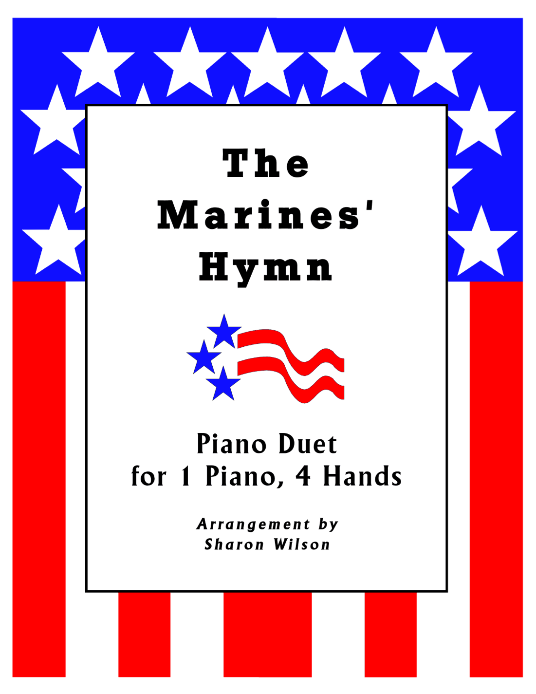 The Marines' Hymn (1 Piano, 4 Hands Duet) (arr. Sharon Wilson)