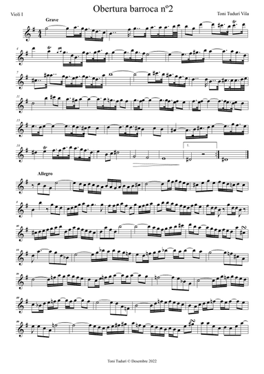 Baroque Overture nº2 in G Major