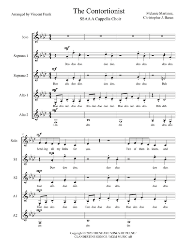 The Contortionist (arr. Vincent Frank)