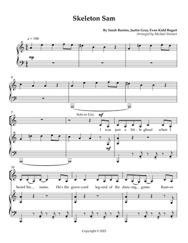 Skeleton Sam (arr. Michael Stewart)