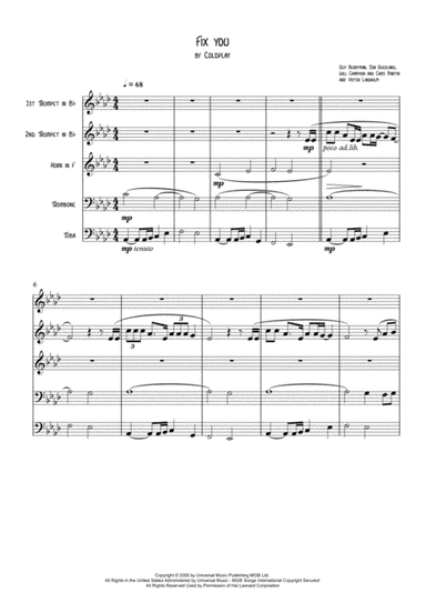 Fix You (arr. Viktor Lindholm)