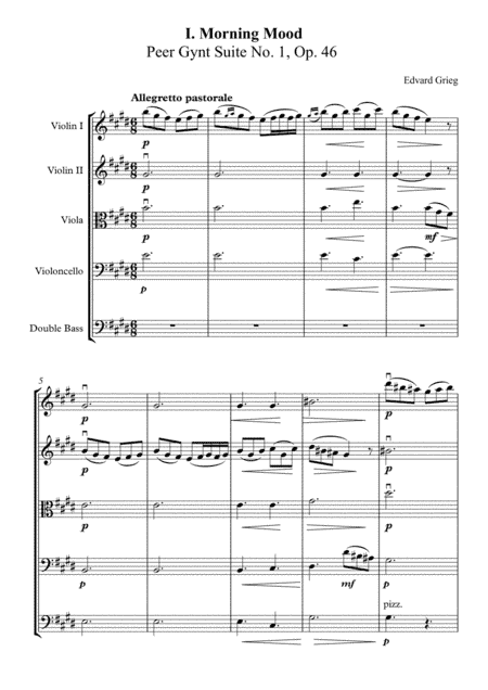 Morning Mood (arr. LadyDi35)