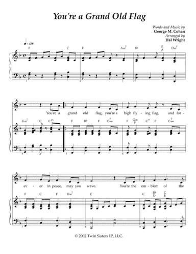 You're A Grand Old Flag (arr. Hal Wright)