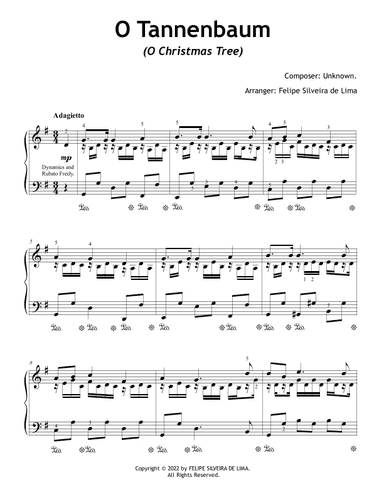 O Tannenbaum (O Christmas Tree) (arr. Felipe Silveira de Lima)