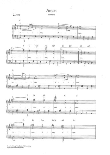 Amen (arr. Theo Degler)
