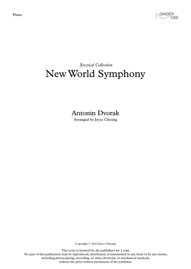 New World Symphony from Jazzical Collection (arr. Joyce Cheung)